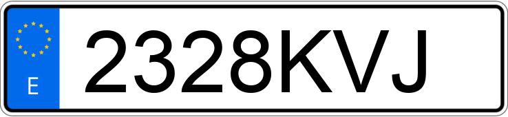 Numer rejestracyjny 2328KVJ posiada CITROEN BERLINGO