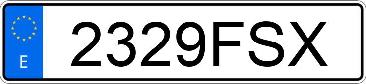 Numer rejestracyjny 2329FSX posiada MERCEDES CLK (208-209)