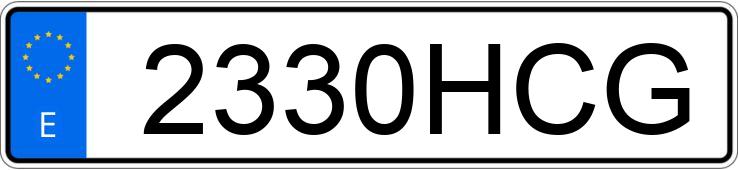 Numer rejestracyjny 2330HCG posiada FIAT FIORINO