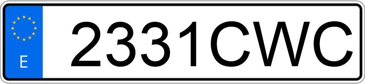 Numer rejestracyjny 2331CWC posiada VOLKSWAGEN GOLF HIGHLINE 1.6 FSI Numer rejestracyjny 2331CWC posiada VOLKSWAGEN GOLF HIGHLINE 1.6 FSI