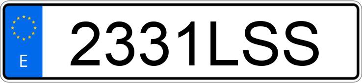 Numer rejestracyjny 2331LSS posiada KIA NIRO