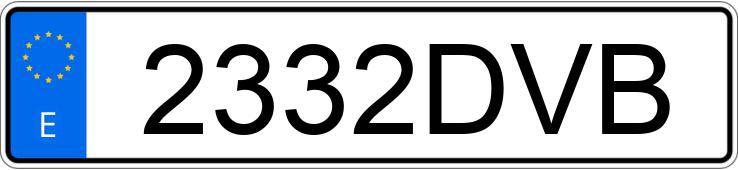 Numer rejestracyjny 2332DVB posiada CITROEN C3
