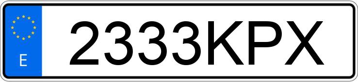 Numer rejestracyjny 2333KPX posiada MERCEDES CLA (118)