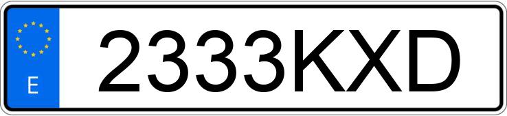 Numer rejestracyjny 2333KXD posiada SEAT ATECA Numer rejestracyjny 2333KXD posiada SEAT ATECA