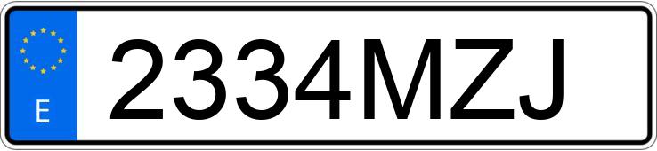 Numer rejestracyjny 2334MZJ posiada CITROEN BERLINGO Numer rejestracyjny 2334MZJ posiada CITROEN BERLINGO