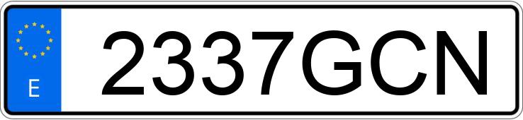 Numer rejestracyjny 2337GCN posiada CITROEN XSARA