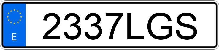 Numer rejestracyjny 2337LGS posiada MERCEDES CLA (118)