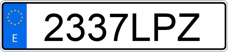 Numer rejestracyjny 2337LPZ posiada AUDI Q4