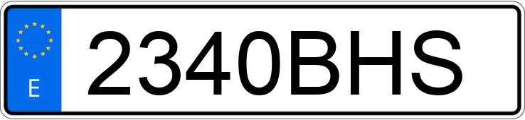 Numer rejestracyjny 2340BHS posiada RENAULT PREMIUM