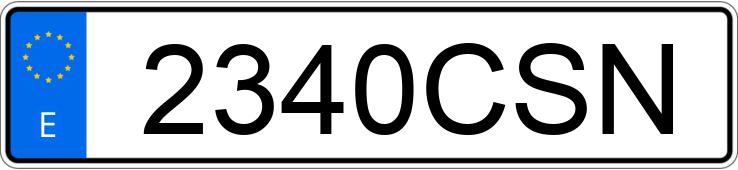 Numer rejestracyjny 2340CSN posiada NISSAN X-TRAIL