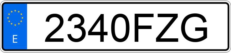 Numer rejestracyjny 2340FZG posiada BMW SERIE 3