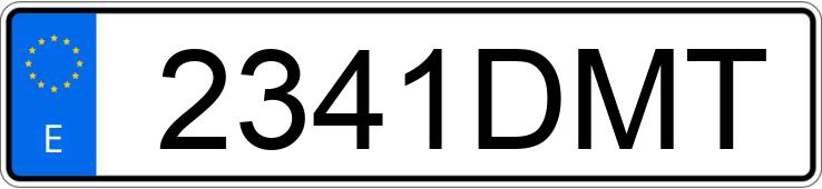 Numer rejestracyjny 2341DMT posiada CITROEN C4
