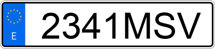 Numer rejestracyjny 2341MSV posiada HONDA CIVIC