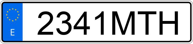 Numer rejestracyjny 2341MTH posiada SYM JET 14