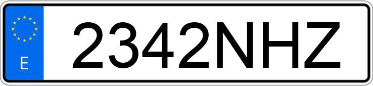 Numer rejestracyjny 2342NHZ posiada PEUGEOT 208