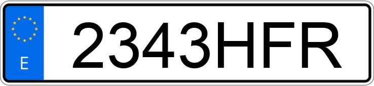 Numer rejestracyjny 2343HFR posiada BMW SERIE 3 Numer rejestracyjny 2343HFR posiada BMW SERIE 3