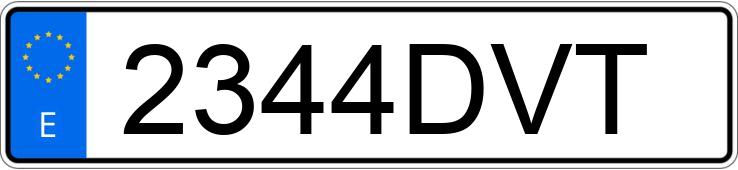 Numer rejestracyjny 2344DVT posiada FORD FIESTA Numer rejestracyjny 2344DVT posiada FORD FIESTA