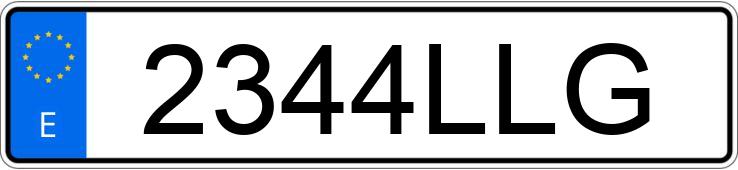 Numer rejestracyjny 2344LLG posiada FORD KUGA Numer rejestracyjny 2344LLG posiada FORD KUGA