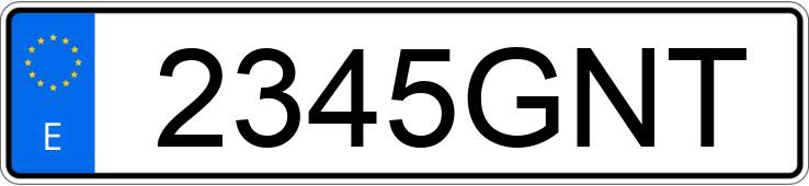 Numer rejestracyjny 2345GNT posiada MITSUBISHI OUTLANDER