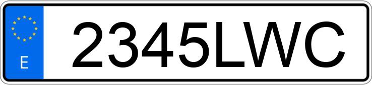 Numer rejestracyjny 2345LWC posiada RENAULT GRAND SCENIC Numer rejestracyjny 2345LWC posiada RENAULT GRAND SCENIC