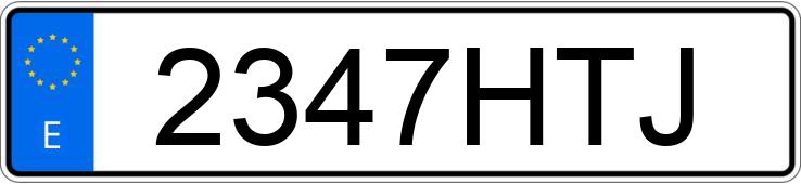 Numer rejestracyjny 2347HTJ posiada BMW SERIE 5 F10 550IA