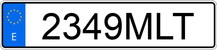 Numer rejestracyjny 2349MLT posiada PEUGEOT 3008