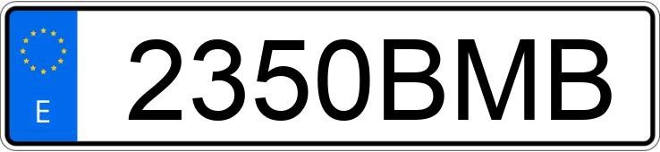 Numer rejestracyjny 2350BMB posiada HONDA CMX 250 REBEL