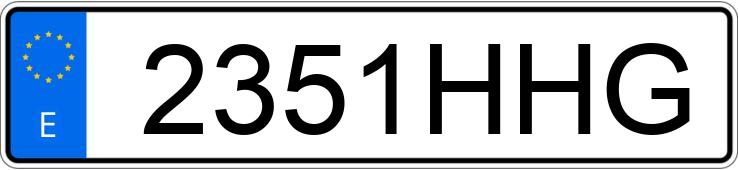 Numer rejestracyjny 2351HHG posiada VOLKSWAGEN GOLF Numer rejestracyjny 2351HHG posiada VOLKSWAGEN GOLF