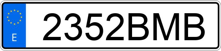 Numer rejestracyjny 2352BMB posiada PIAGGIO HEXAGON 125