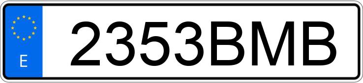 Numer rejestracyjny 2353BMB posiada PIAGGIO SKIPPER 150