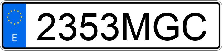 Numer rejestracyjny 2353MGC posiada MINI MINI Numer rejestracyjny 2353MGC posiada MINI MINI