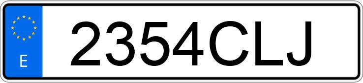 Numer rejestracyjny 2354CLJ posiada RENAULT CLIO Numer rejestracyjny 2354CLJ posiada RENAULT CLIO