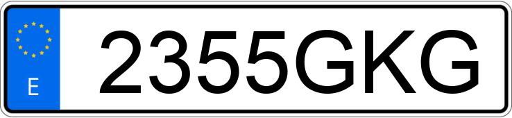 Numer rejestracyjny 2355GKG posiada RENAULT KOLEOS