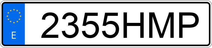 Numer rejestracyjny 2355HMP posiada VOLKSWAGEN GOLF Numer rejestracyjny 2355HMP posiada VOLKSWAGEN GOLF