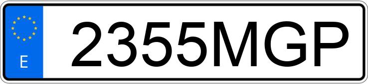 Numer rejestracyjny 2355MGP posiada HONDA MONKEY