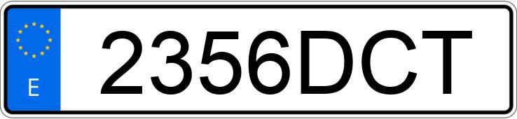 Numer rejestracyjny 2356DCT posiada TOYOTA LAND CRUISER