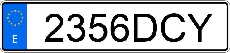 Numer rejestracyjny 2356DCY posiada SEAT LEON