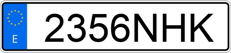 Numer rejestracyjny 2356NHK posiada LIGIER DUE