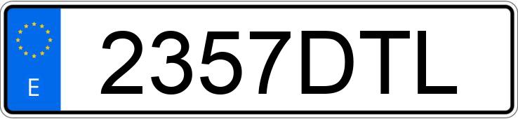 Numer rejestracyjny 2357DTL posiada IVECO DAILY Numer rejestracyjny 2357DTL posiada IVECO DAILY