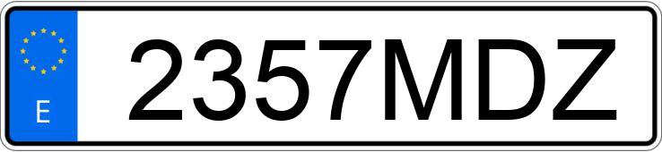 Numer rejestracyjny 2357MDZ posiada ALFA ROMEO STELVIO