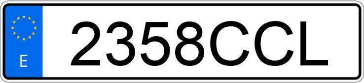 Numer rejestracyjny 2358CCL posiada VOLKSWAGEN GOLF Numer rejestracyjny 2358CCL posiada VOLKSWAGEN GOLF