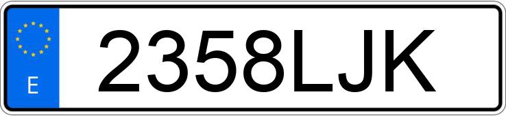 Numer rejestracyjny 2358LJK posiada RENAULT KANGOO Numer rejestracyjny 2358LJK posiada RENAULT KANGOO