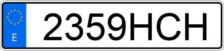 Numer rejestracyjny 2359HCH posiada FORD MONDEO