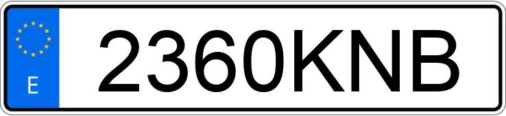 Numer rejestracyjny 2360KNB posiada MERCEDES CLA (117)