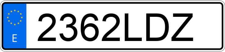 Numer rejestracyjny 2362LDZ posiada SEAT ATECA Numer rejestracyjny 2362LDZ posiada SEAT ATECA