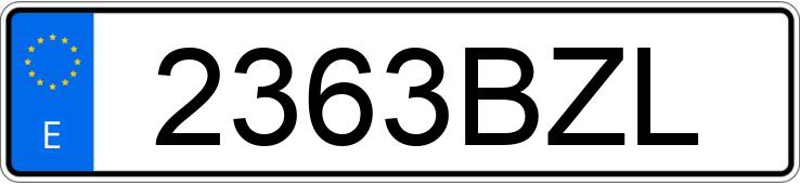 Numer rejestracyjny 2363BZL posiada MERCEDES CLK (208-209)