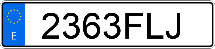 Numer rejestracyjny 2363FLJ posiada NISSAN MICRA