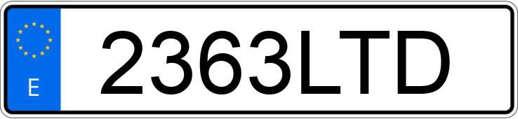 Numer rejestracyjny 2363LTD posiada KAWASAKI NINJA 650 Numer rejestracyjny 2363LTD posiada KAWASAKI NINJA 650