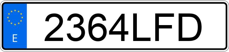 Numer rejestracyjny 2364LFD posiada BMW SERIE 2