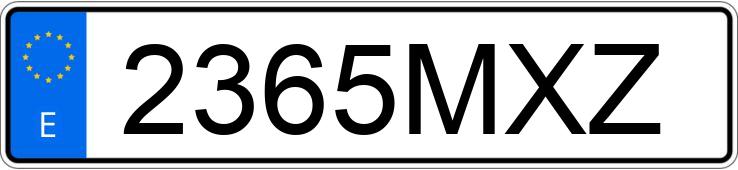 Numer rejestracyjny 2365MXZ posiada VOLKSWAGEN GOLF GTI 2.0 TSI 230